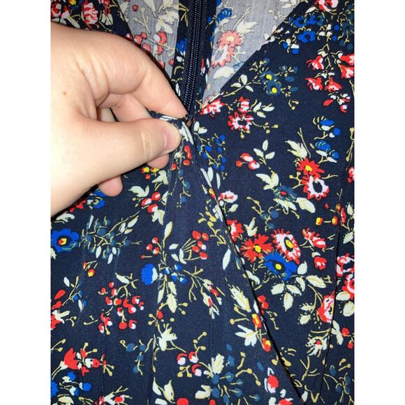 J.Crew floral mini dress size 6 tall - Picture 3 of 4